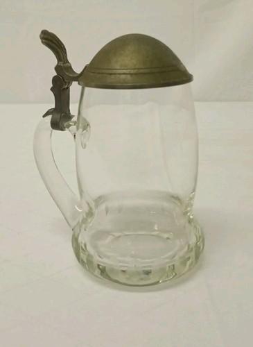 Alter bierkrug zinndeckel - bierkrug,