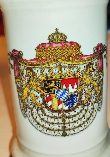 Alt bayerischer bierkrug - bayerischer,