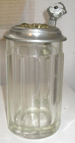 Alter bierkrug aus glas - alter,