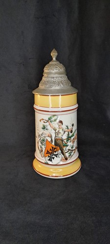 Alter bierkrug mit - bierkrug,
