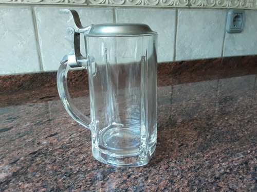Alter glas bierkrug - alter, mit