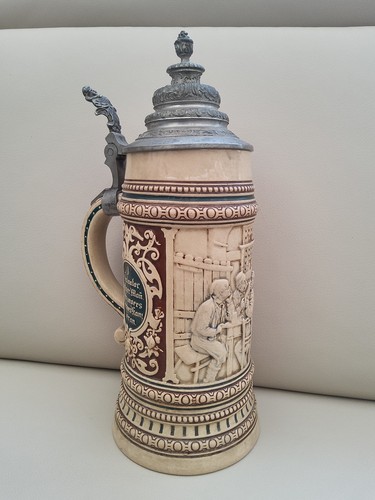 Alter relief bierkrug - relief,