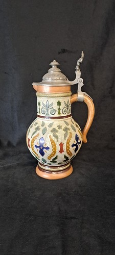 Alter bierkrug hauber reuther - bierkrug,