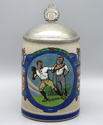 Alter bierkrug jugendstil - bierkrug/, jugendstil-