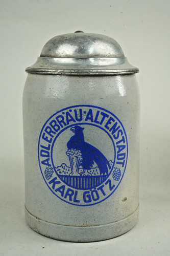 Antiker bierkrug mit - bierkrug,