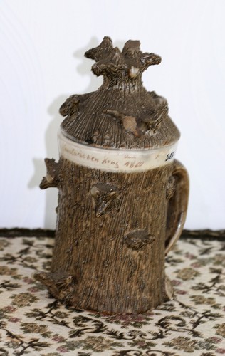 Alter relief bierkrug humpen - relief,