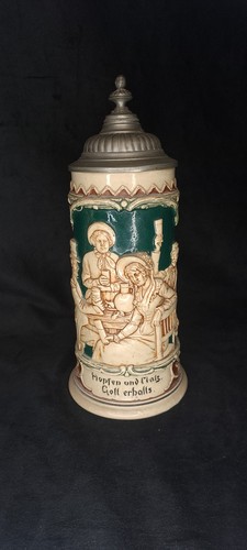 Alter bierkrug mit - bierkrug,