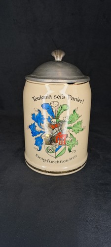 Alter studentik bierkrug mit - bierkrug,