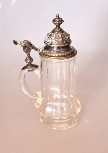 Alter bierkrug antik glas - antik,
