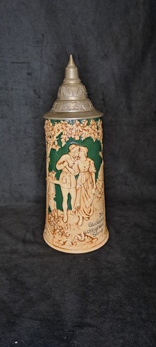 Alter bierkrug mit - bierkrug,