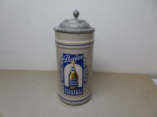 Alter bierkrug mit - alter, l