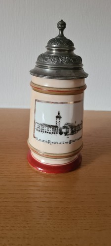 Alter bierkrug mit - bierkrug,